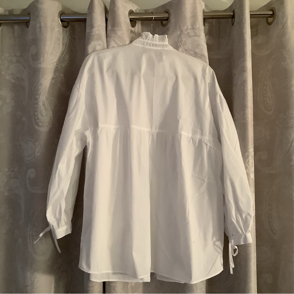 BRAND NEW ZARA, white 100% cotton, worn once! - Picture 2 of 7